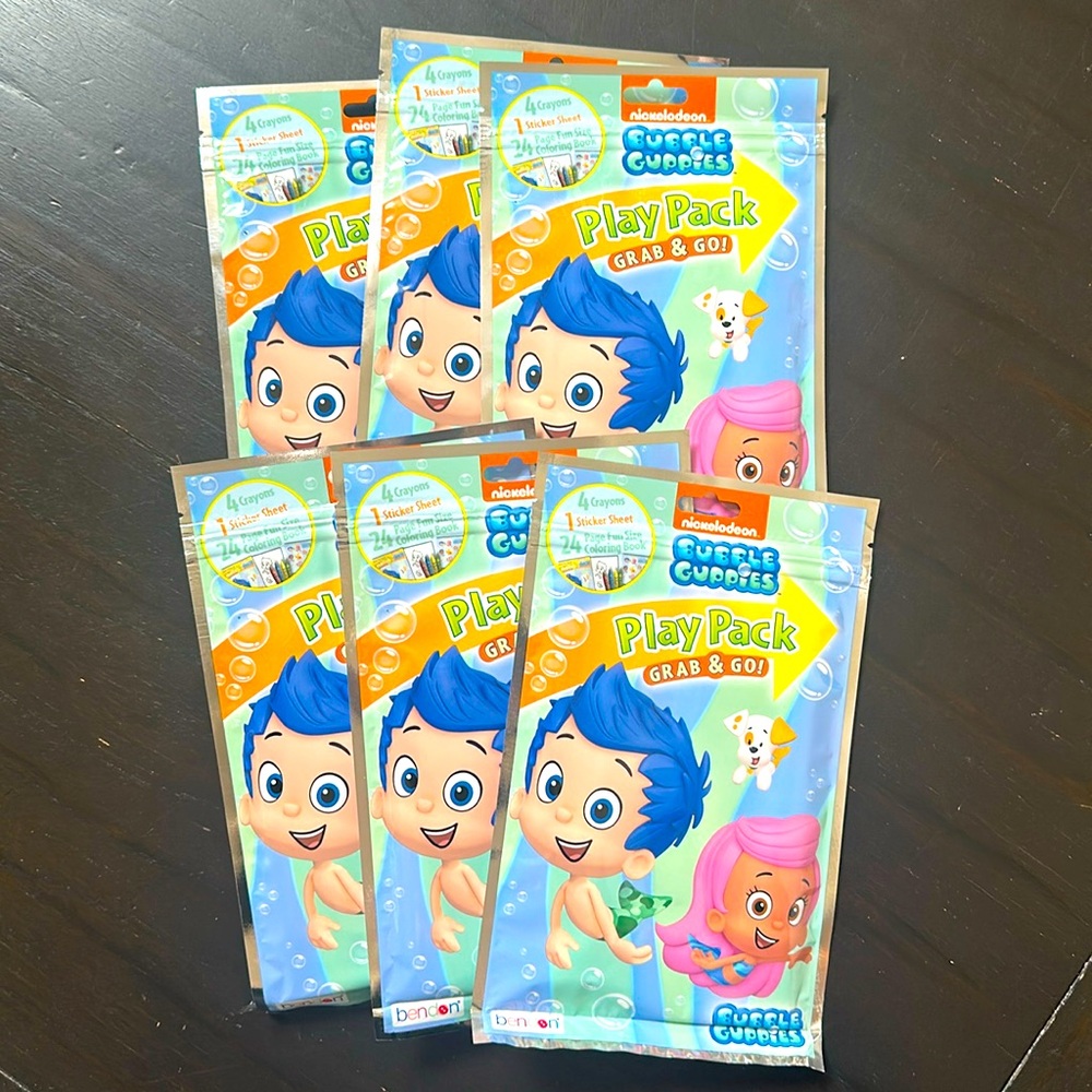 Bubble Guppies Play Packs, 6 packs